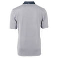 thumbnail image 2 of Cutter & Buck Golf Virtue Eco Pique Micro Stripe Polo Navy/White XXL, 2 of 2