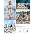 thumbnail image 5 of Sage Green Aztec Beach Towels Oversized Super Absorbent, Southwest Boho Ethnic Chic Motifs Lightweight Bath Towel Quick Dry Sets For Bathroom/Pool/Rv Camping/Beach Play/Gym Room/Picnic 35"x70", 5 of 8