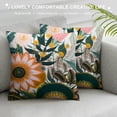 thumbnail image 3 of JEUXUS Boho Floral Pillow Covers Abstract Bohemian Tropical Leaves Throw Pillow Covers Summer Pillowcase Vintage Decorations Cushion Case for Home Outdoor Yard, 3 of 5