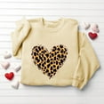 thumbnail image 5 of VKOYWKM Women's Valentines Day Sweatshirt Love Heart Print Pullover Sweatshirt Oversized Long Sleeve Crew Neck Holiday Tops Valentine Sweatshirts, 5 of 7