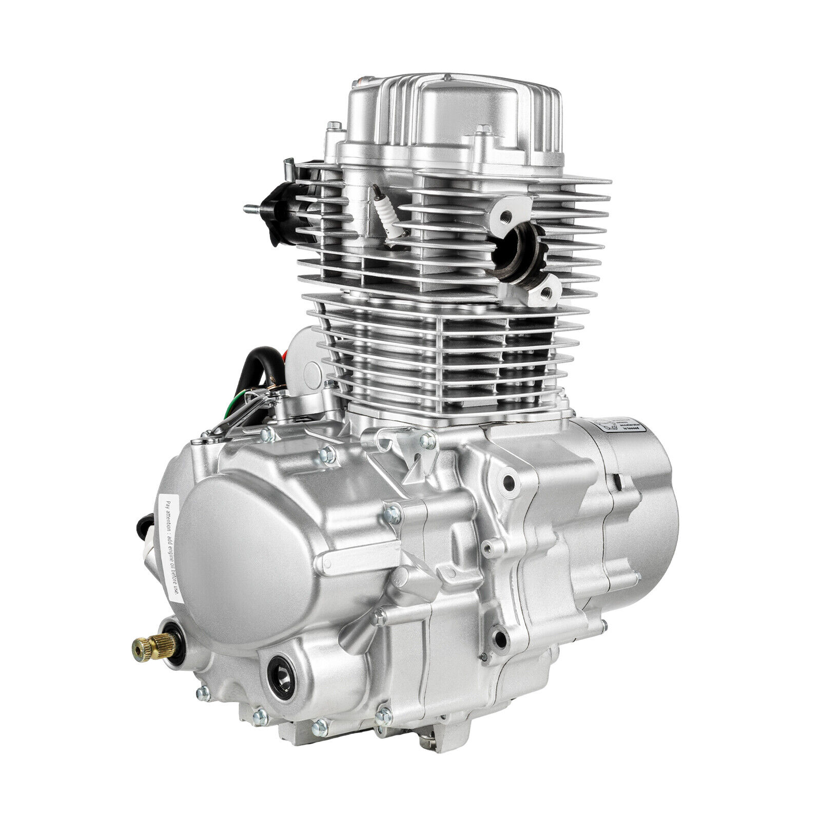 200cc-250cc Vertical Motorcycle Engine 4-stroke 5-Speed with Manual Transmission