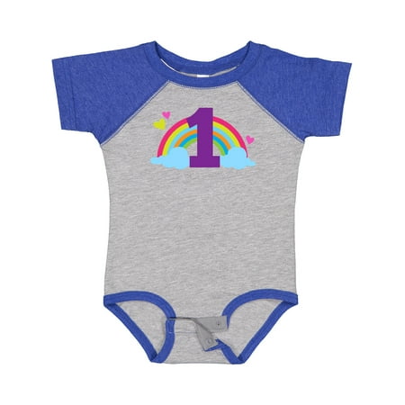 

Inktastic 1st Birthday Rainbow Gift Baby Girl Bodysuit