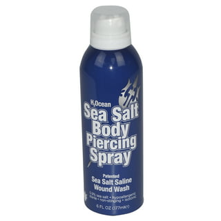Base Labs Piercing Aftercare Spray, Saline Solution for Piercings, Bumps, 4 oz
