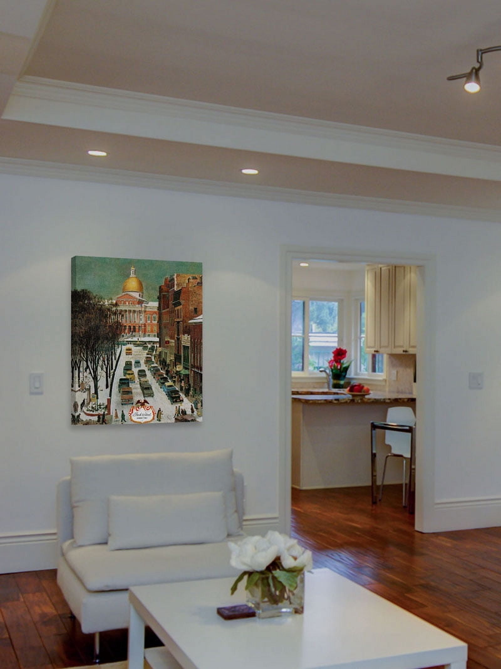 Marmont Hill "Park Street, Boston" by John Falter Painting Print on Canvas