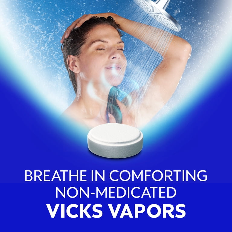 Vicks VapoShower Shower Steamer Tablets, Eucalyptus, 10 Count photo 4