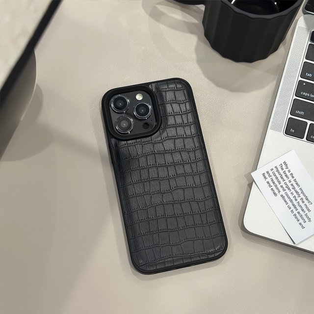 Retro Leather Texture Phone Case For iPhone15 14 13 12 11 Pro Max X XR XSMAX TPU Fall Prevention Cover New Products