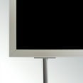 thumbnail image 4 of M&T Displays Metal Oval Info Board Silver 18x24 Inches Slide-In Poster Sign Holder 1 Tier Double Sided Floor Standing Pedestal Advertising Display with Backing and Anti-Glare PET Cover, 4 of 6