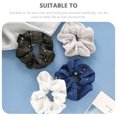thumbnail image 2 of 4Pcs Elegant Star Design Hair Ropes Elastic Hair Rings Stylish Hair Scrunchies Decor, 2 of 9