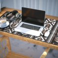 thumbnail image 3 of Long Mouse Pads for Desk,Brown Triangular Geometric Pattern Desk Mats on Top Of Desks, Desk Mouse Pad Extra Large with 3mm Non-Slip Base and Stitched Edge for Gaming,Office,Work,Home 35.4"x15.7", 3 of 6