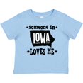 thumbnail image 3 of Inktastic Someone in Iowa Loves Me Souvenir Boys or Girls Baby T-Shirt, 3 of 5