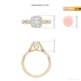 thumbnail image 5 of ANGARA IGI Certified Lab Grown 1 Ct Diamond Engagement Ring for Women in 14K Yellow Gold (Size-5.5mm| Color-F-G| Clarity-VS) | April Birthstone, Anniversary, Jewelry Gift for Women | Diamond Ring, 5 of 7