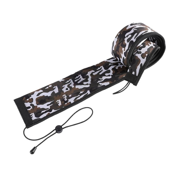 Estuche de goma impermeable para caña de pescar, bolsa de almacenamiento plegable, protector rígido para carpas multicolor 58 pulgadas