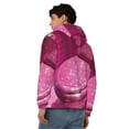 thumbnail image 4 of Naloa Sparkling Pink Toilet Men’s Hoodies, Zip up Hoodie, Sweatshirts,Hoodies for Men Sizes S-3XL-Medium, 4 of 5