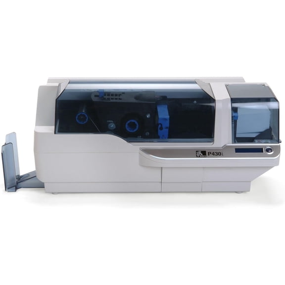 Restored Zebra P430i Dual-Sided ID Card Printer USB - High-Performance Thermal Transfer Printing P/N: P430I-0000A-ID0 (Refurbished)