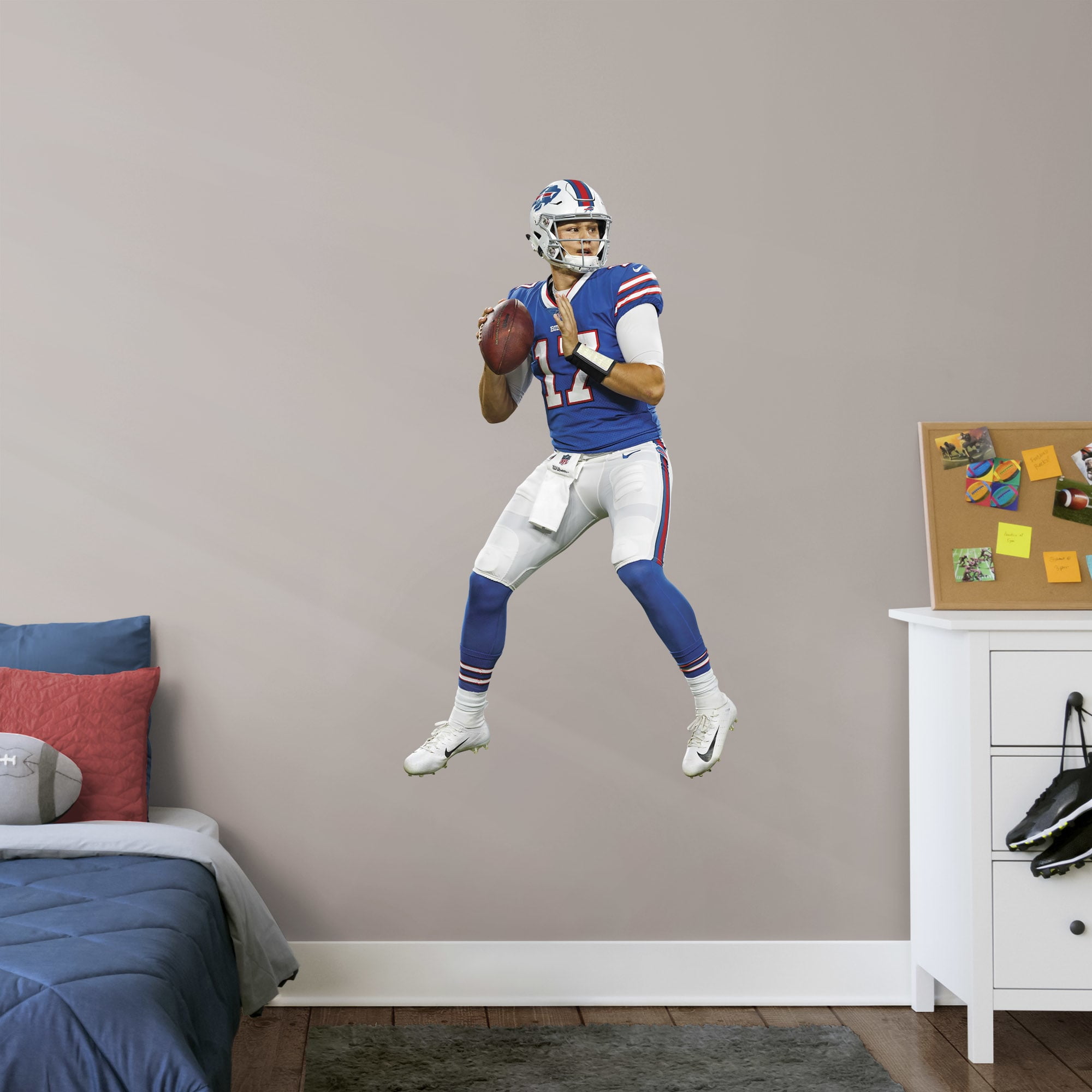 Fathead Josh Allen Giant Officially Licensed NFL Removable Wall Decal