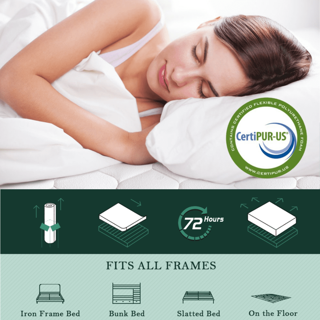 DalisTairy 12 inch Hybrid Mattress in a Box, Gel Memory Foam and Pocket Spring ,Queen Mattress