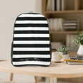 thumbnail image 5 of Susaid Black And White Stripes Print Clear Backpack See Through Transparent Plastic Clear Bookbags for School, College, Stadium,Work, 5 of 7