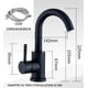 thumbnail image 2 of Mezclador de lavabo elegante para baño o cocina pequeña, grifo monomando con caño giratorio de 360° de acero inoxidable SUS304 sin plomo, material duradero de caño alto para fregadero de barra húmeda, 2 of 5