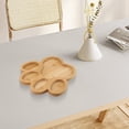 thumbnail image 6 of Wooden Serving Tray Snack Plate, Natural Wood Food Tray Cheese Dessert Serving Board, Decorative Kitchen Tray Organizer, Appetizer Fruit Display Plate Durable Reusable Tableware, 6 of 7