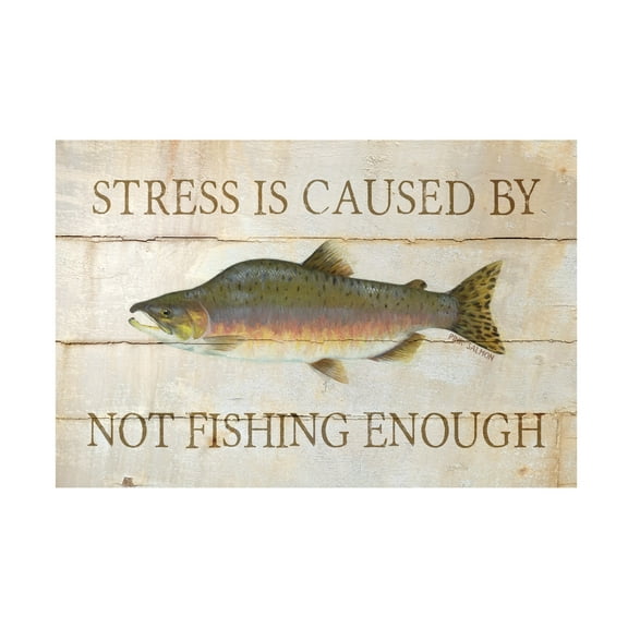 Cora Niele 'Stress and Fishing' Canvas Art