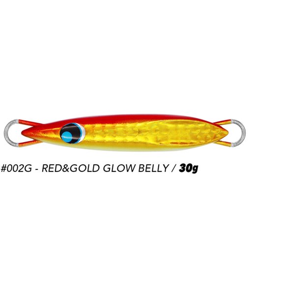 Uroco Chibi Short with Front and Rear Double Assist Hooks Light Jigging and Casting Jigs - 30g