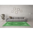 thumbnail image 3 of Ahgly Company Indoor Rectangle Medallion Emerald Green Traditional Area Rugs, 6' x 9', 3 of 4