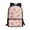 Capybara & Axolotl Print, variant on Ice Fire Leopard Print High Quality Backpack for Travel Work, Side Pockets Spacious Compartment School Backpack Front Pocket Polyester Bookbag