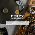 thumbnail image 7 of FINEX 8" Flat Press - Cast Iron Flat Press - For Bacon, Veggies, Sausages & More - Stronger Searing - Pre-Seasoned Cast Iron - Compatible with FINEX Skillets, Grill Pans & Griddle, 7 of 7