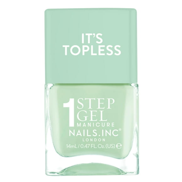 Nails Inc It'S Topless Gel Nail Polish 4-In-1 Base Coat Treatment Color & Top Coat Long Lasting Strong Chip Free Nails Glossy Salon Quality Manicure At Home Vegan Cruelty Free Shade Camilla