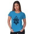 thumbnail image 4 of Triangle Eye Star Symbolic Spirit Womens Slim Fit Graphic Tee Brisco Brands L, 4 of 5