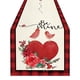 thumbnail image 2 of Teissuly 33 * 120cm Valentine's Day Table Flag Festival Decoration Little Gnome Pattern Linen Table Cloth Teissuly WER202312023942, 2 of 7