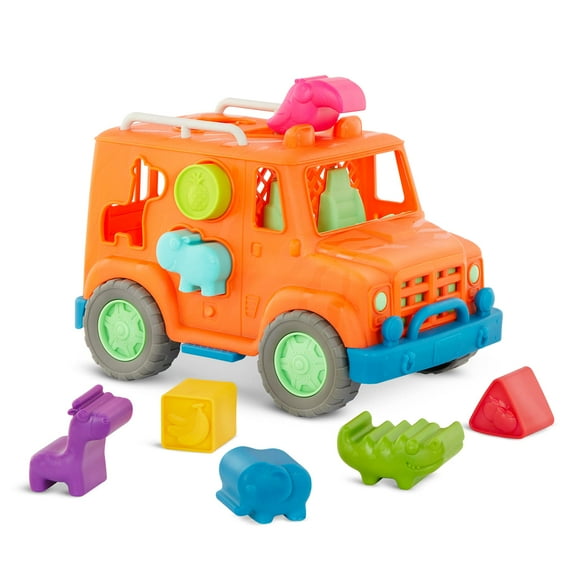 Camión de juguete Shape Sorter Battat Wonder Wheels para niños de 1 año o más