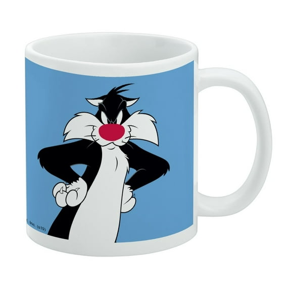 Looney Tunes Sylvester White Mug