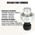 thumbnail image 2 of Unique Bargains Car Engine Oil Pressure Sensor Switch Replacement 12616646 12677836 for Buick for Cadillac Black, Silver Tone, 2 of 7