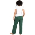 thumbnail image 3 of Leveret Womens Flannel Pants Green Small, 3 of 3