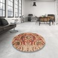 thumbnail image 3 of Ahgly Company Indoor Rectangle Abstract Sandy Brown Abstract Area Rugs, 2' x 3', 3 of 6