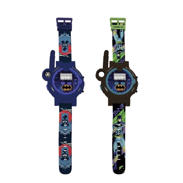 Relojes Walkie-Talkie LEXiBOOK Batman 200m Recargables Paquete de 2