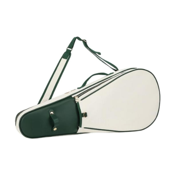 Mochila bandolera de tenis, bolso de mano de tenis, accesorios ligeros de neopreno Blanco