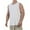White, variant on Wyobmus Men's Workout Tank Top Bodybuilding Muscle Shirts Solid Loose Fit Sleeveless Crewneck Undershirt M-3X Black