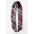 thumbnail image 2 of Bimba Pink Gingham Check Printed Pure Silk Scarf For Hair Neck Head Bandanas For Women 40 x 80 Inches, 2 of 6