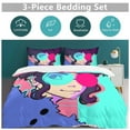 thumbnail image 5 of Gorillaz Bedding Sets Comfort 3 Pieces Bedding Set 1 Duvet Cover + 2 Pillowcase Decorative Bedding 102"x90", 5 of 8