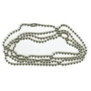 SICURIX Beaded ID Chain-25/Pk, Silver, 25 / Pack (Quantity)