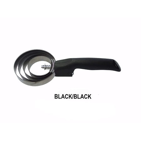 Comfort Stainless Steel Grip Spring Curry Comb for Horse (Black)