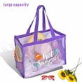thumbnail image 5 of Large Capacity Fine Mesh Beach Tote Bag with Funny pattern, Sand Proof Nylon Handbag Side Pockets For Pool Seaside Travel Swimming, 5 of 8