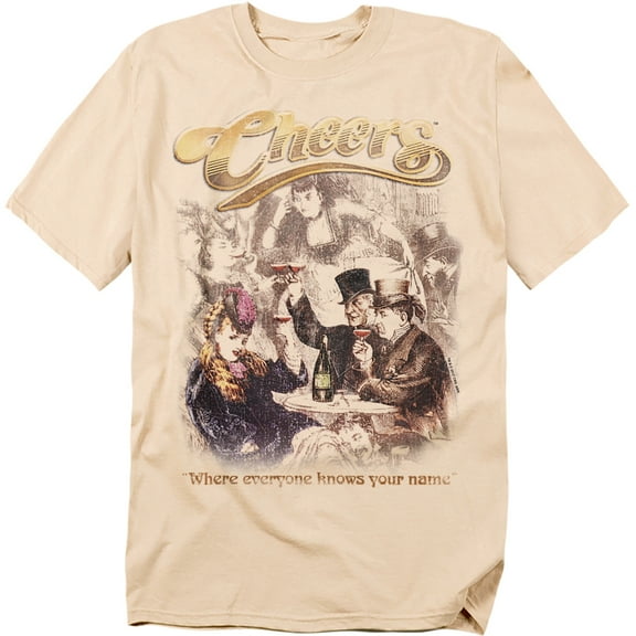 Cheers Men's Here Here T-shirt XX-Large Cream