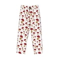thumbnail image 6 of Daiia Red Mushroom Men's Sleep Pant with Pockets and Drawstring,Pajama Pants-Medium, 6 of 9