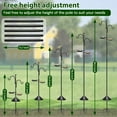 thumbnail image 6 of Teblint 92" Bird Feeding Station, Heavy Duty Bird Feeder Pole Bird House Stand Mount Kit w/ Squirrel Proof Baffle 2 Shepherds Hooks, Adjustable Feeder Stand for Outdoor Wild Birds Watching, 6 of 9