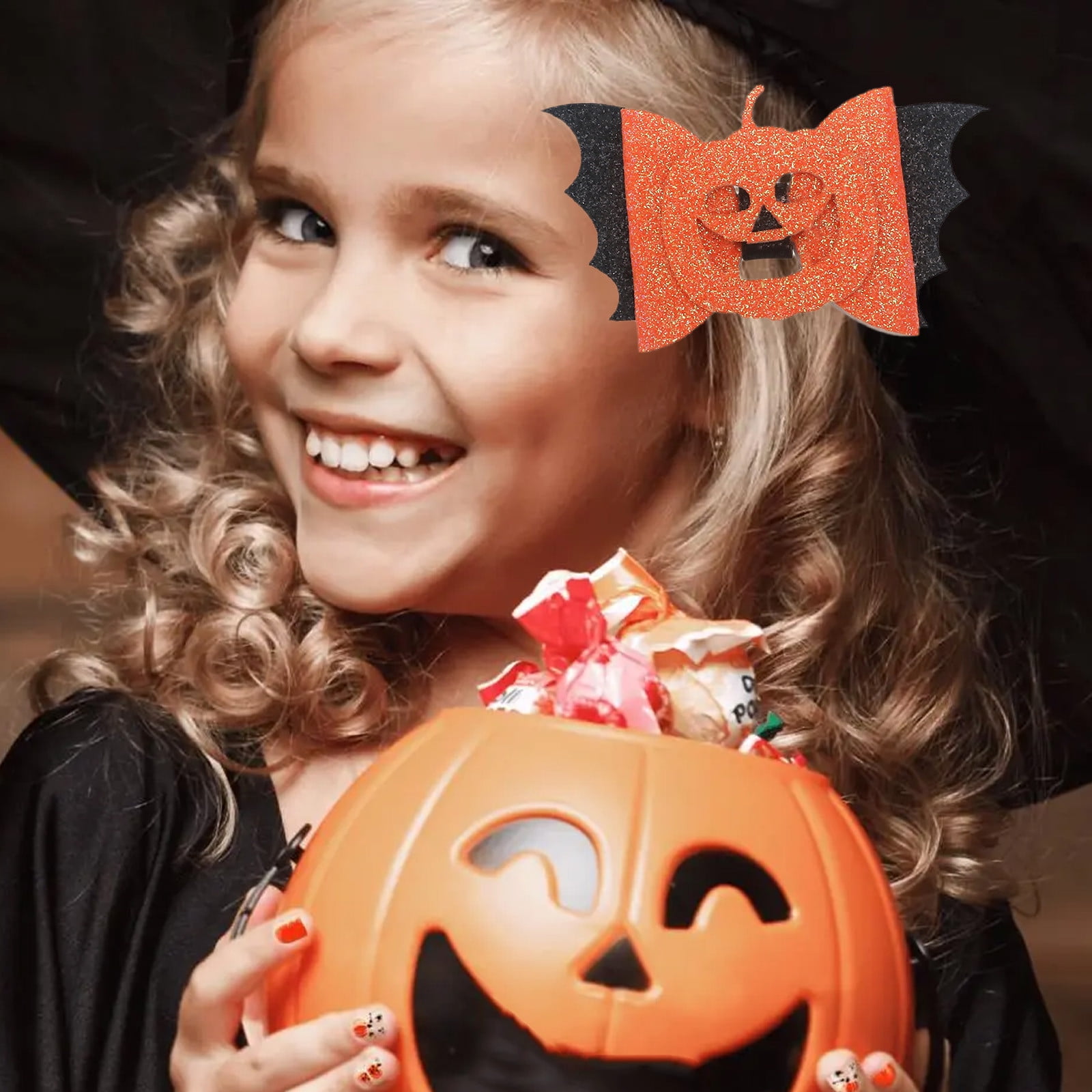Boderier Lot De 6 Pinces à Cheveux D'Halloween Pour Femmes Et Filles - Coiffe D'Halloween - Bonbon, Maïs, Citrouille, Fantôme, Pinces à Cheveux - Accessoires Pour Cheveux