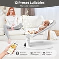 thumbnail image 3 of Baby Swing Feitiong Bluetooth con mando a distancia de 9 kg, color gris, 3 of 6