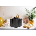 thumbnail image 4 of 10" Large Gift Box with Lid and Ribbon, Black Gift Box with Paper Filler for Birthday, Wedding, Valentine's Day, Father's Day, Anniversarry Presents Wrapping., 4 of 6